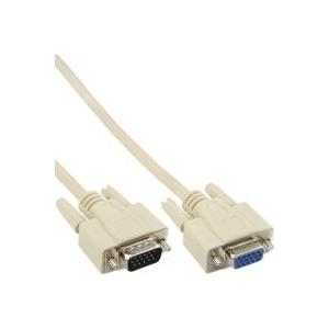 InLine® VGA Verlängerung, 15pol HD St/Bu, 2m (17732)