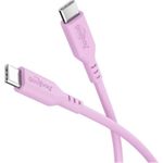Goobay USB-C-Silikonkabel, 1,5 m, pink (77746)