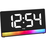 TFA Dostmann 60.2051.01 Quarz Wecker Schwarz inkl. Ladefunktion (60.2051.01)