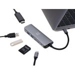 XWH-HUB6-13 XTREMEMAC TYPE-C HUB 6-ports silber (XWH-HUB6-13)