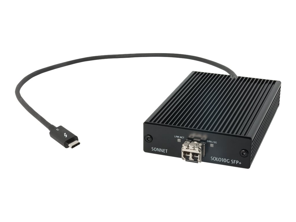 Sonnet Solo10G SFP+ Thunderbolt 3 Edition Netzwerkadapter Schwarz