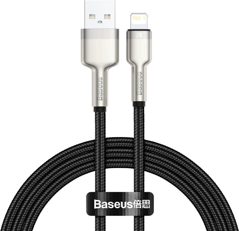 Baseus USB cable for Lightning Cafule 2.4A 1m (black) (CALJK-A01)