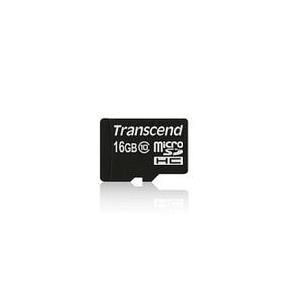 Transcend - Flash-Speicherkarte - 16GB - UHS Class 1 / Class10 - microSDHC (T...