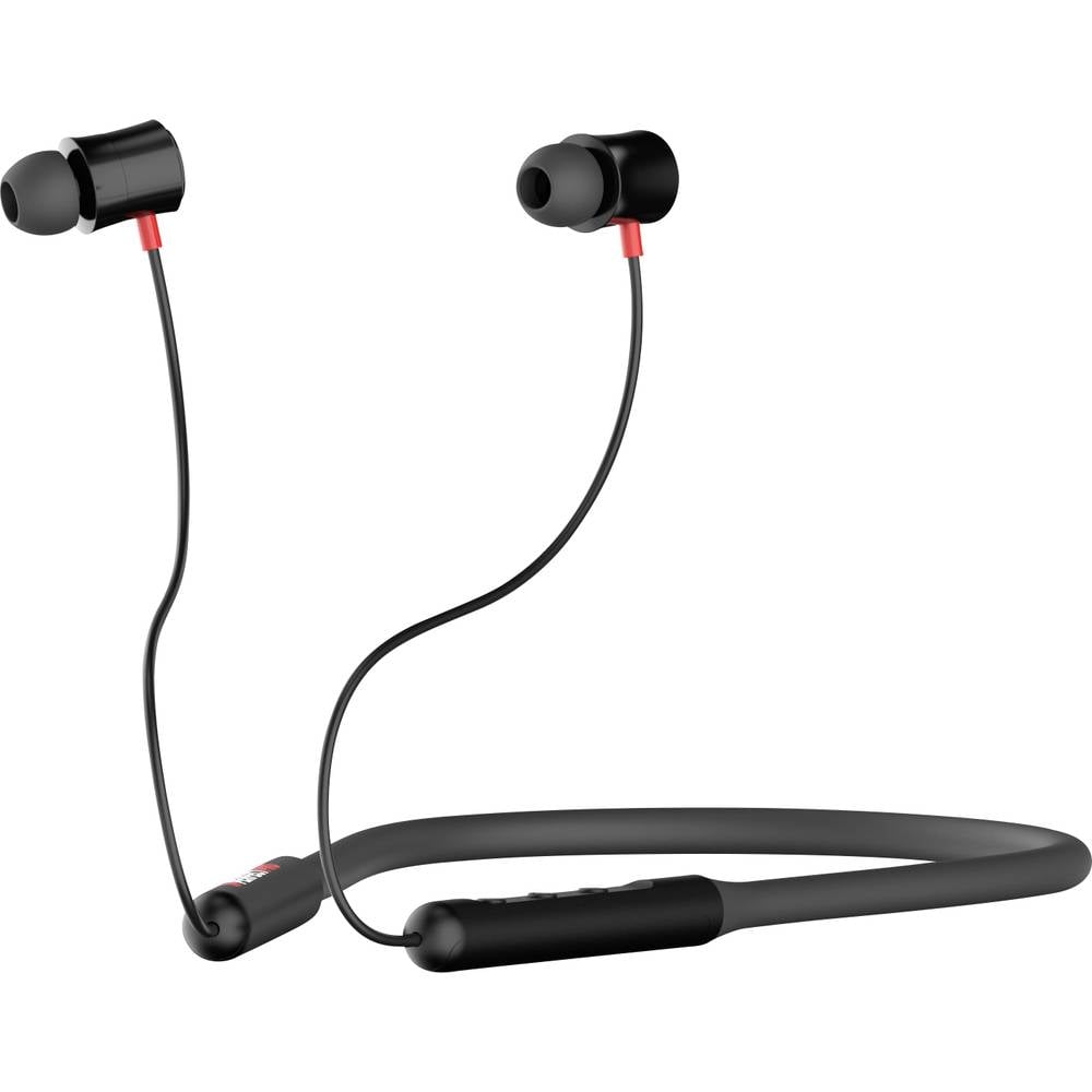 PerfectPro PE-H-20 Bluetooth 5.1 In-Ear Headset Earbuds Nackenbügel Stereo Schwarz 12-14 Std. (PE-H-20)