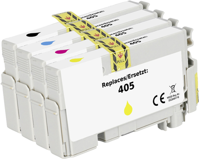 Renkforce Tinte Kombi-Pack ersetzt Epson 405 Kompatibel Schwarz, Cyan, Magenta, Gelb RF-5705462 (RF-5705462)
