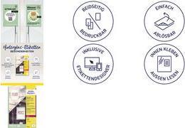 AVERY Zweckform Hinterglas-Etiketten, 210 x 297 mm, weiß Folien-Etikett für Laserdrucker, wiederablösbar, wetterfest, - 1 Stück (L9001-10)