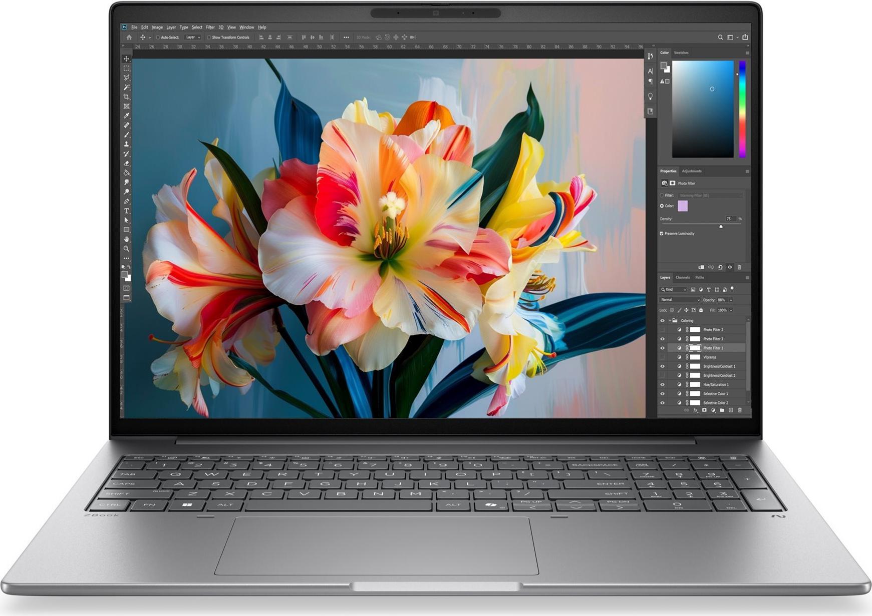 HP ZBook 8 G2i 16" Intel Core Ultra X7 358H 32 GB RAM 1 TB SSD Meteor Silber Aluminium