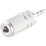 shiverpeaks ®-BASIC-S--Adapter, Klinkenstecker Stereo 2,5mm auf Klinkenkupplung Stereo 3,5mm, Metall (BS57020-M)