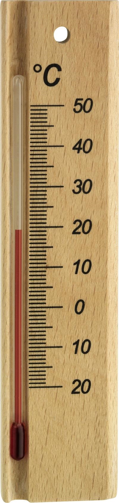 TFA Analoges Innenthermometer aus Buche Thermometer Holz 12.1053.05 (12.1053.05)
