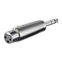 Wentronic Goobay XLR- Adapter - XLR-Buchse (3-Pin) > Klinke 6,35 mm-Stecker (4-Pin, Stereo) (27514)