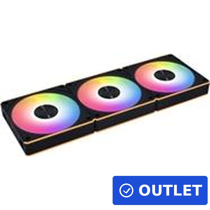 Lian Li UNI FAN CL Wireless Reverse Lüfter 3er-Pack - 120mm schwarz (12RCL1W3B) (geöffnet)