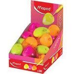 Maped Spitzdose i-gloo NEON, farbig sortiert, 30er Display aus Kunststoff, mit Auffangdose, Kunststoff-Spitzereinsatz, - 30 Stück (032111)