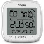 Hama Digitale Badezimmeruhr Zypern, Saugnapf, zum Stellen und Hängen, Weiß (00185893)