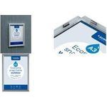 EUROPEL Plakatrahmen ECONOMY OUTDOOR, DIN A3, 25 mm aus eloxiertem Aluminium, abgerundetes Rahmenprofil 25 mm, - 1 Stück (355130)