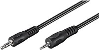 Microconnect AUD3525LL2 2m 3.5mm 2.5mm Schwarz Audio-Kabel (AUD3525LL2)