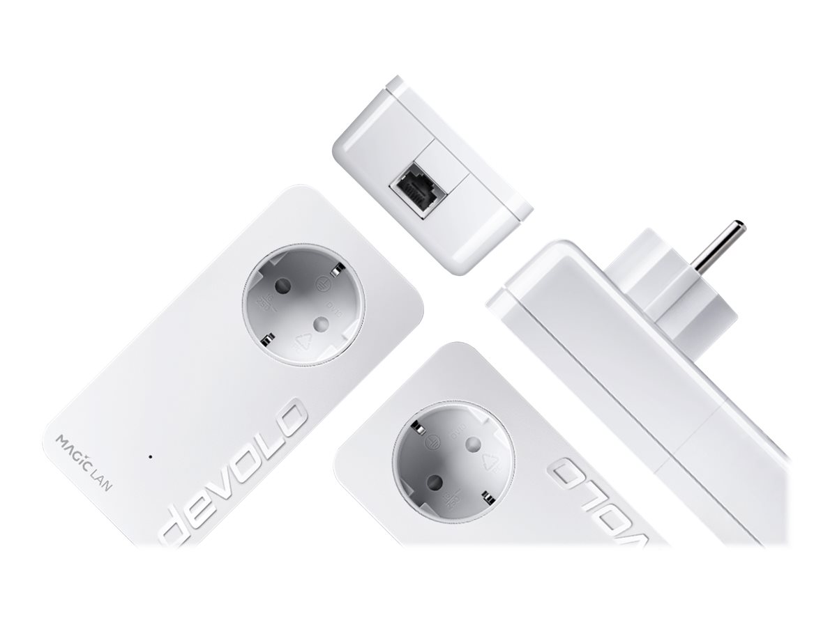 devolo Magic 2 LAN 2,4 Gbit/s Powerline-Adapter Weiß