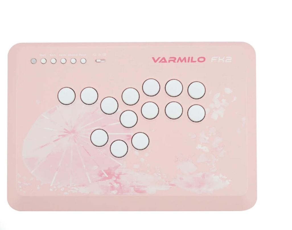 Varmilo FK2 Arcade Controller - Sakura (A77A103H5A0A01A070)