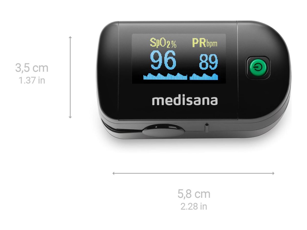 MEDISANA PM 100 Pulsoximeter Schwarz