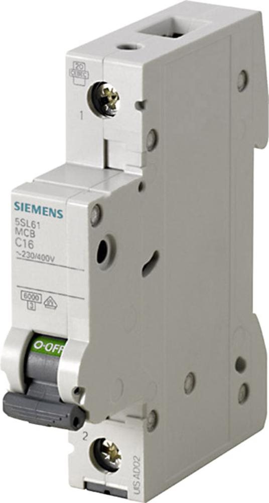 Siemens Leitungsschutzschalter 1polig 6 A 230 V, 400 V 5SL6106-7 (5SL6106-7)