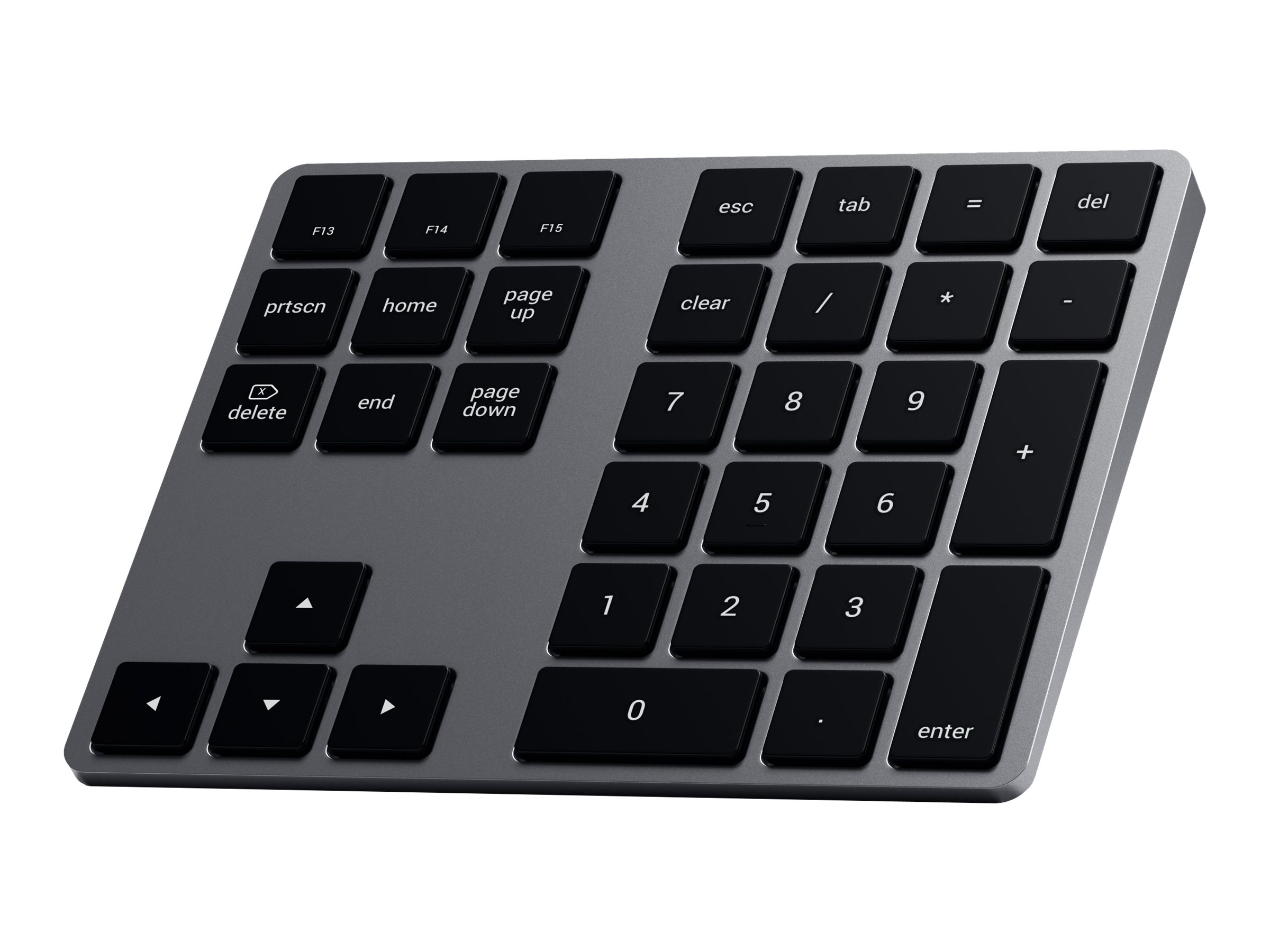Satechi Bluetooth Extended Keypad Kabellos USB-C 33 Tasten Space-grau