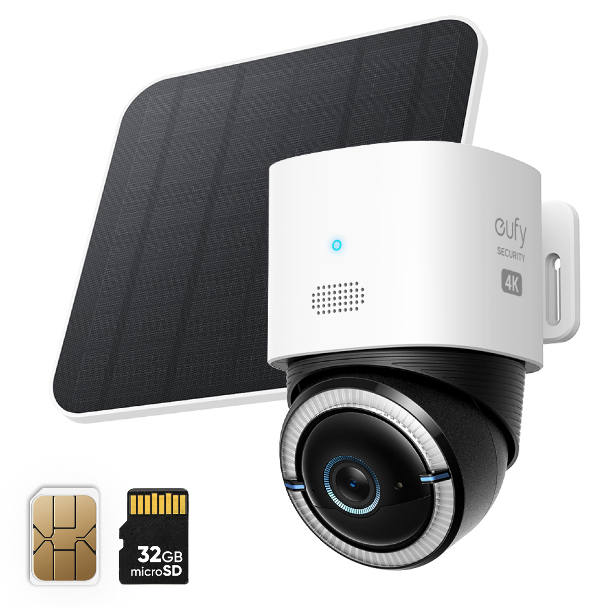 Eufy S330 4K Überwachungskamera Schwarz, Weiß
