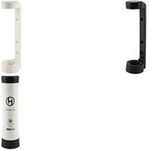 HYGOSTAR Wandhalterung für HYGOSTAR Flasche Squeeze, schwarz aus Kunststoff, für die dosierte & hygienische Entnahme - 1 Stück (556302)