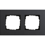 GIRA 0212 226. Produktfarbe: Anthrazit, Markenkompatibilität: GIRA, Material: Polycarbonat, Holz. Breite: 95 mm, Höhe: 166 mm, Dicke: 9,9 mm (0212226)