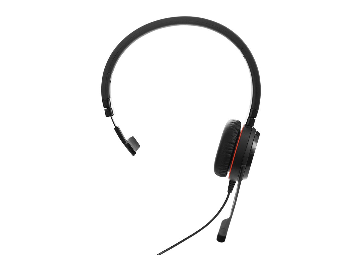 Jabra Evolve 20 MS Mono On-Ear Headset USB Kabelgebunden Schwarz
