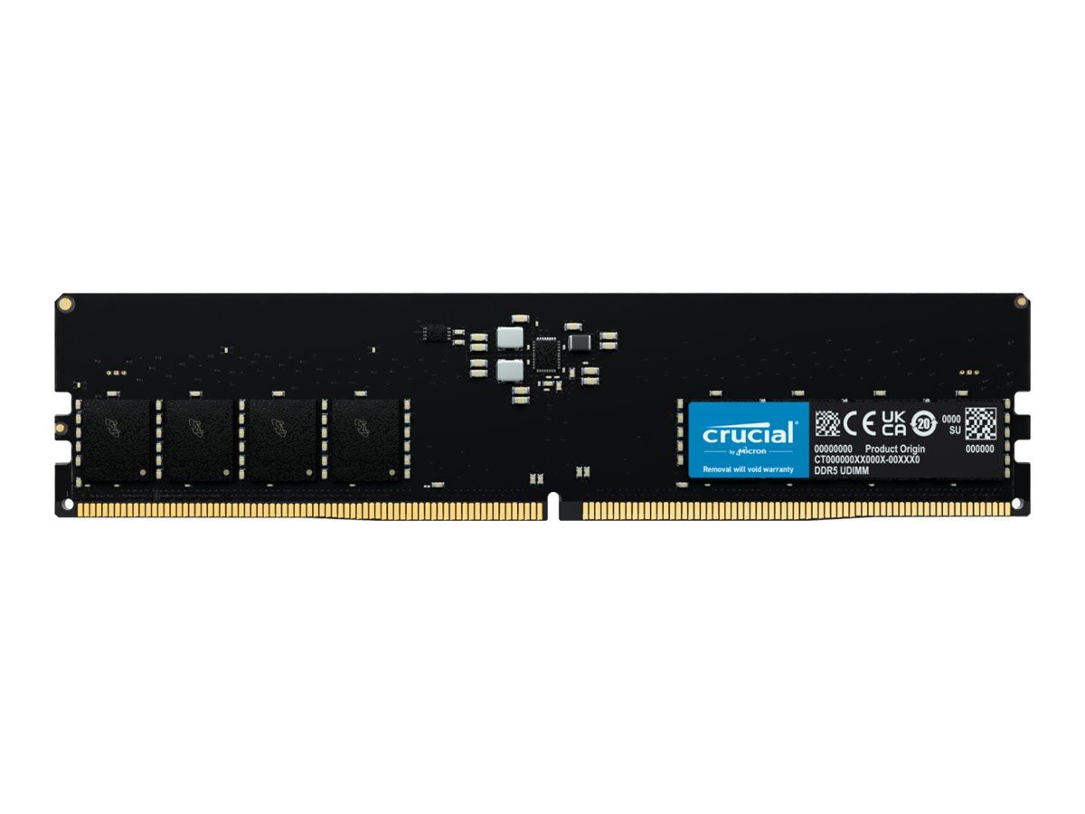 Crucial 16 GB DDR5-4800 Speichermodul UDIMM CL40 Schwarz