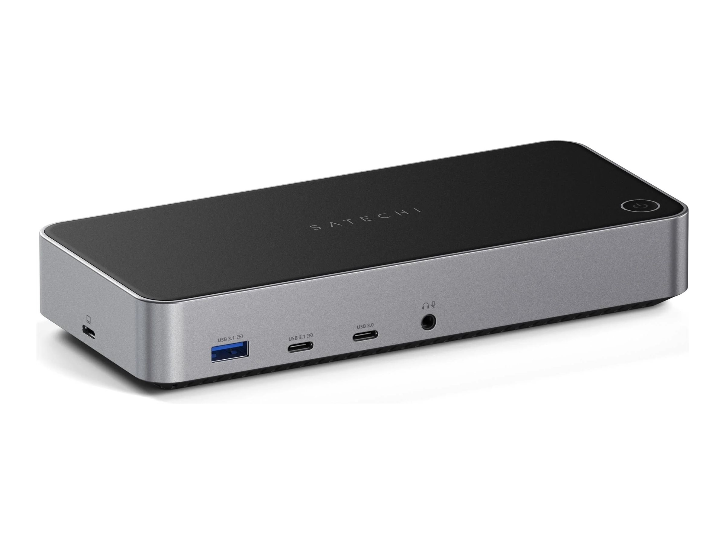 Satechi Triple 4K Display Dockingstation 130 Watt Schwarz - Silber