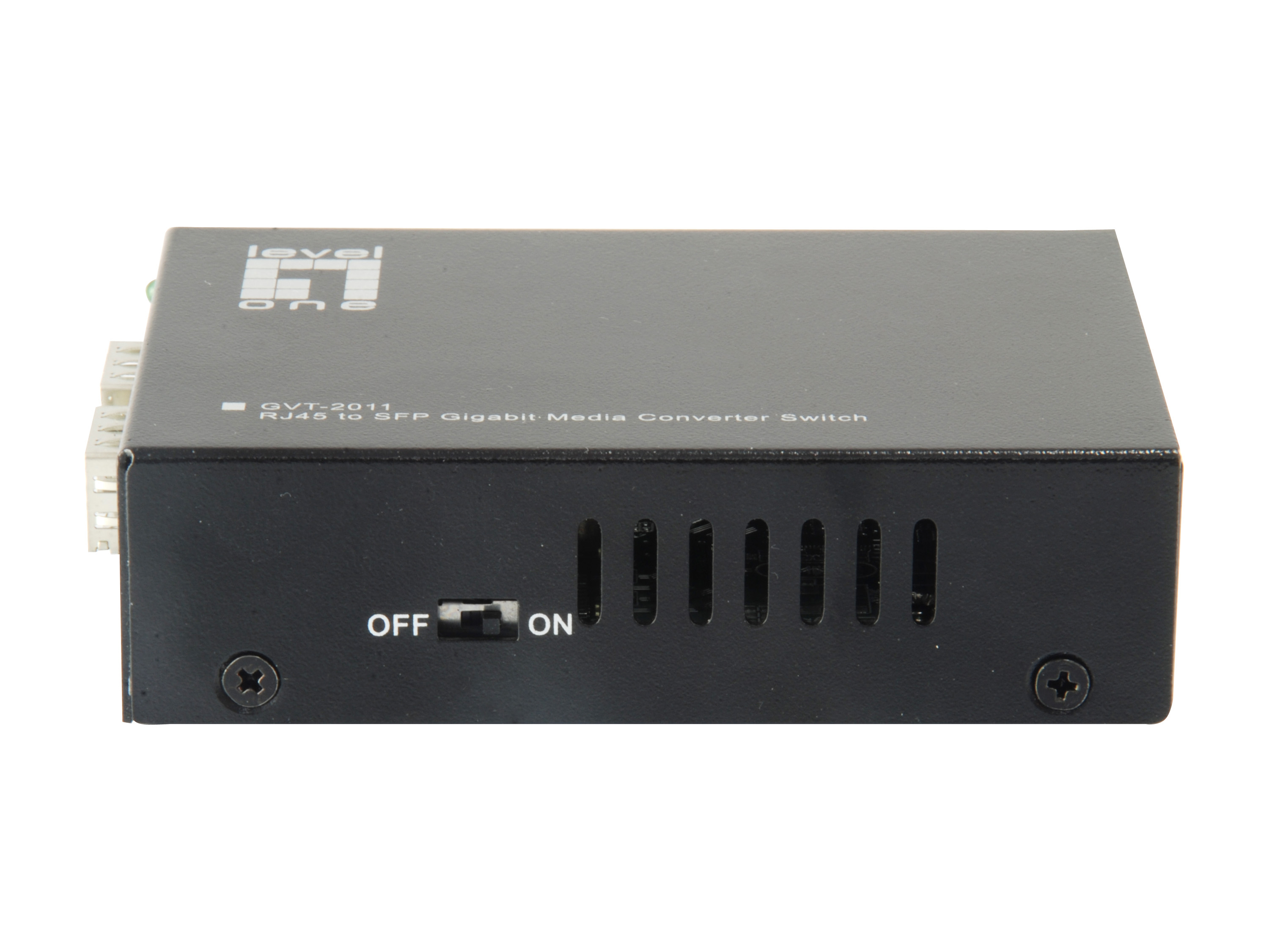 LevelOne GVT-2011 Medienkonverter 1 GbE Grau
