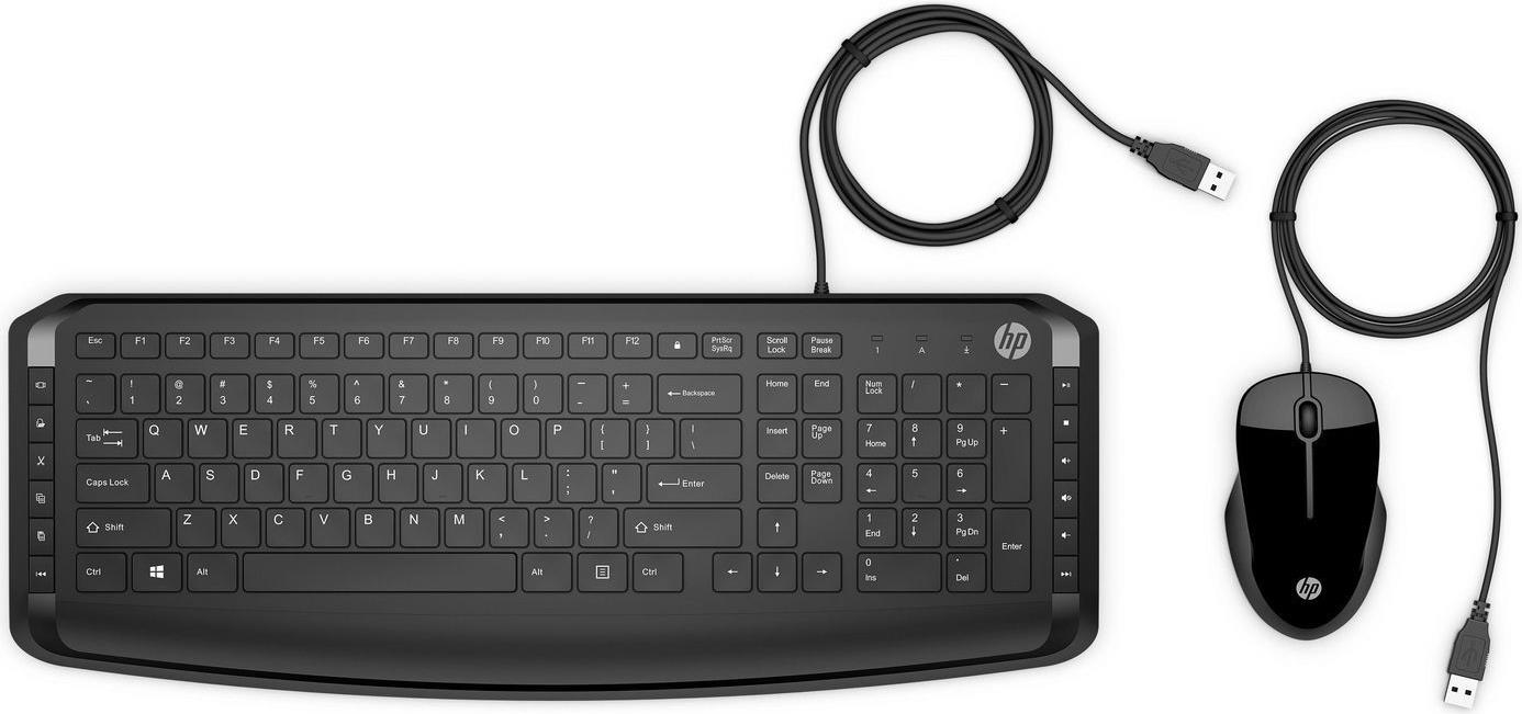 HP Wired Keyboard Mouse 250 NR (9DF28AA#UUW)