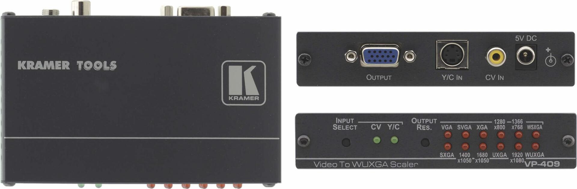 Video s-Video zu WUXGA Digital-Scaler VP-409 (70-70409090)