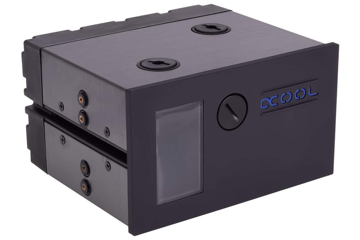 Alphacool Eisfach Single Laing D5 Behälter für Kühlflüssigkeit Schwarz