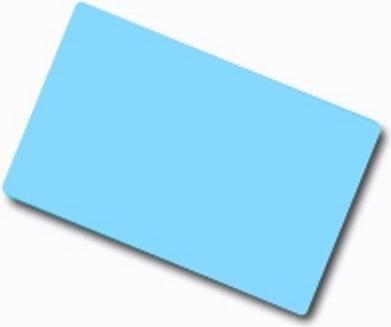 ARTDEV Plastikkarte (KARTEN-BLANKO-HELLBLAU)