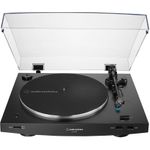 Audio-Technica AT-LP3XBTBK. Typ: Audio-Plattenspieler mit Riemenantrieb, Betrieb: Vollautomatisch, Produktfarbe: Schwarz. Bluetooth-Profile: A2DP. Frequenzbereich: 2402 (AT-LP3XBTBK)