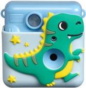 Denver KPC-1363 Kinder Sofortbild-Kamera Dino blau (KPC-1363BU)