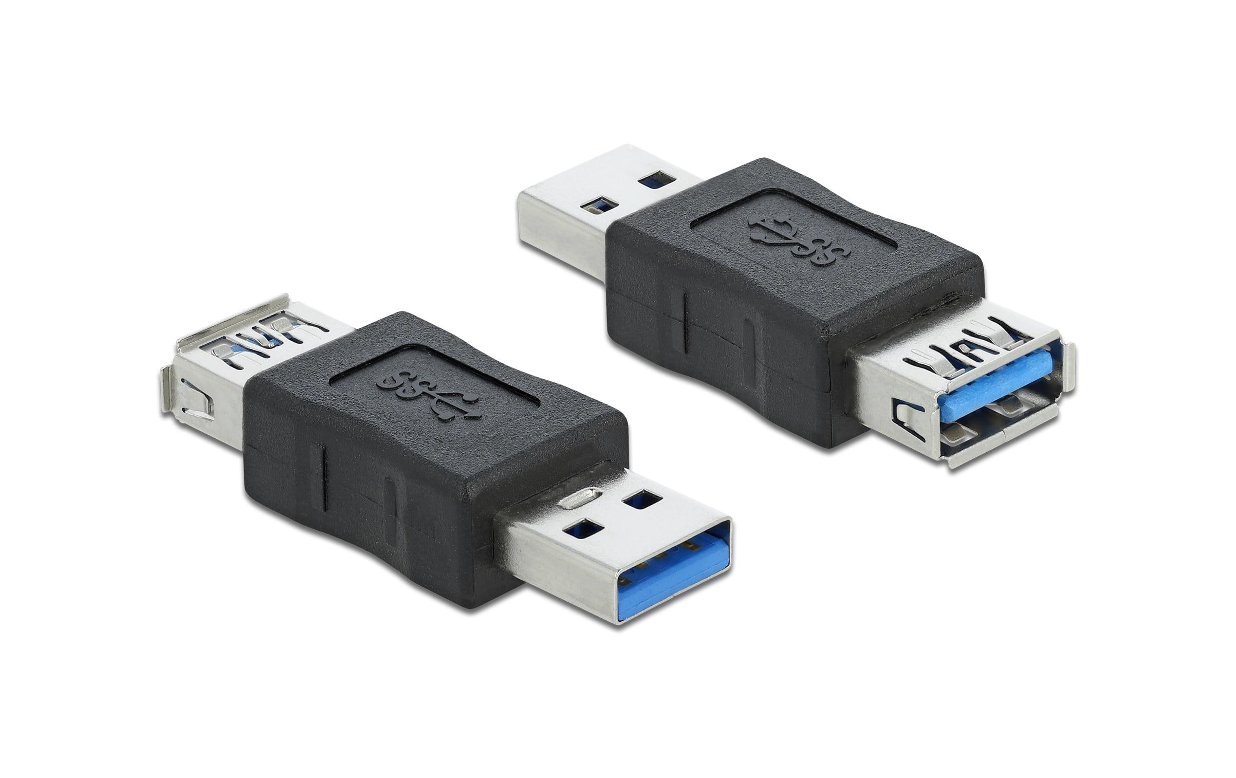 Delock 66497 Gender Changer USB Typ A (nur Spannung) Schwarz