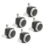 Topstar Hartbodenrollen GAP für Bürostühle, 1 Satz für Modell Trendstar 10 (6990-3)