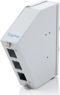 DIGITUS LWL Hutschienen 6 SC DX/LC Quad abgewinkelt grau (DN-96893)