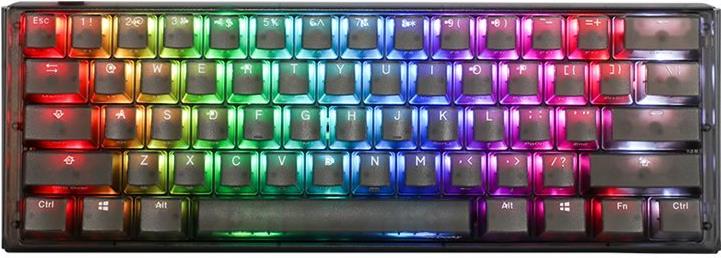 DUCKYCHANNEL Ducky One 3 Aura Black Mini Gaming DE-Layout, RGB, Hot Swap, Kailh Jellyfish Yellow