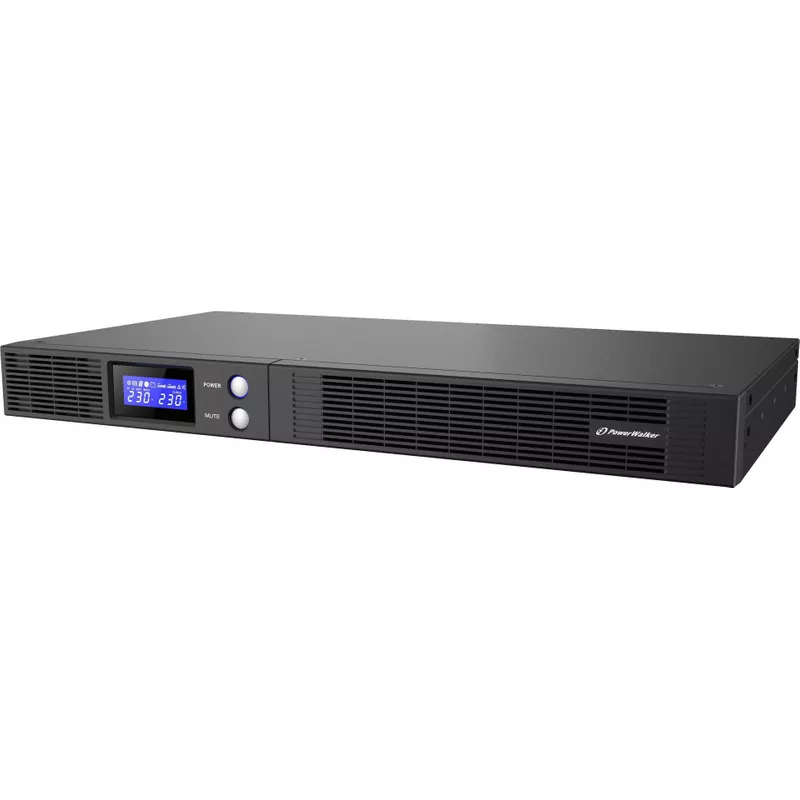 PowerWalker VI 1000 R1U Unterbrechungsfreie Stromversorgung (UPS) 1000 VA 4 AC-Ausgänge (10121049) (B-Ware)