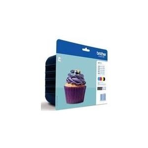 Brother LC123 Value Pack - 4er-Pack - Hohe Ergiebigkeit (LC123VALBPDR)