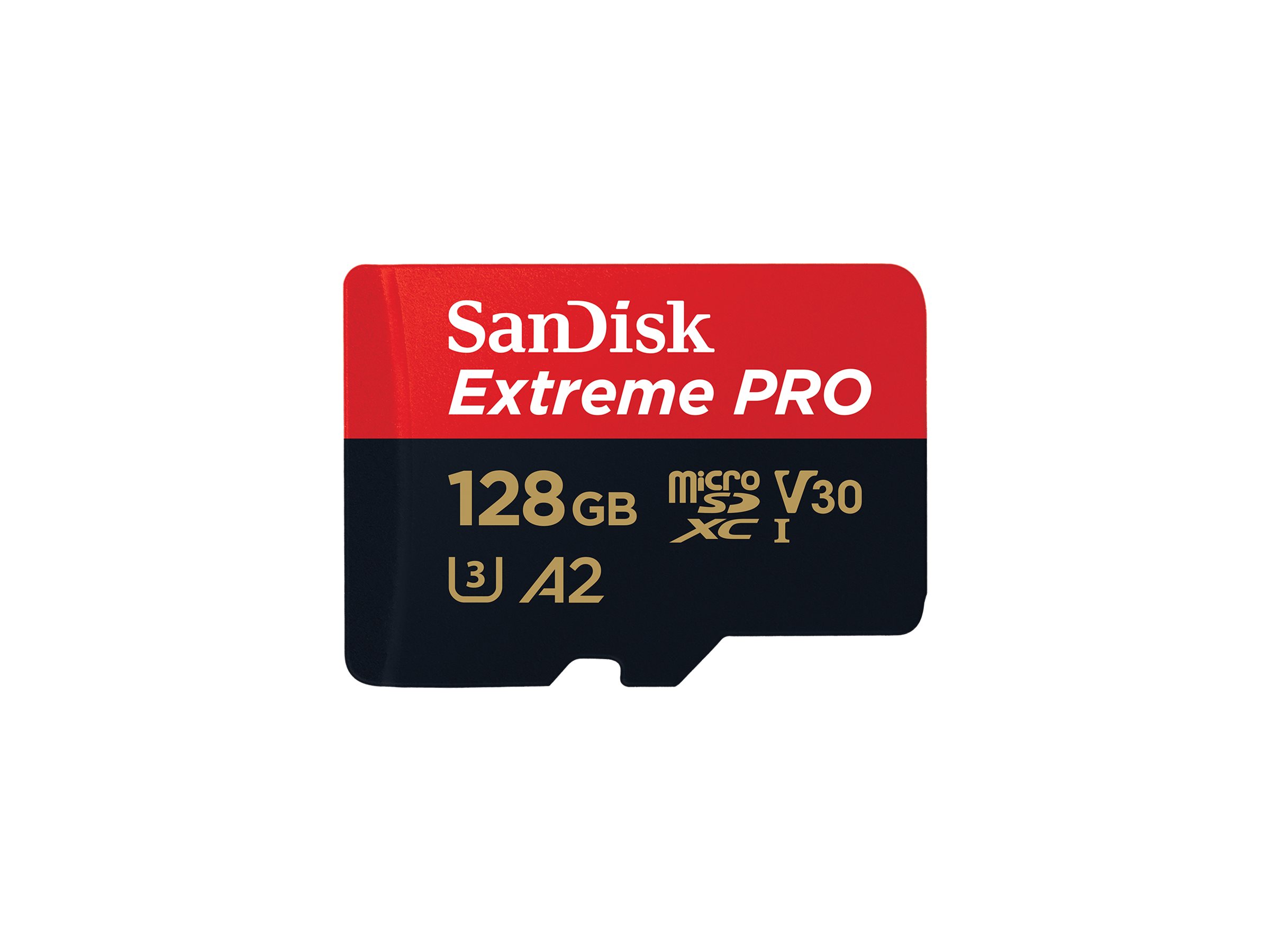 SanDisk Extreme PRO 128 GB microSDXC UHS-I 200 MB/s Schwarz, Rot