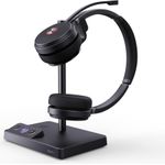 Yealink WH62 DECT Wireless Headset Headset DUAL TEAMS, Personal audio conferencing system, Black, 100 - 10000 Hz, (WH62 DUAL TEAMS)