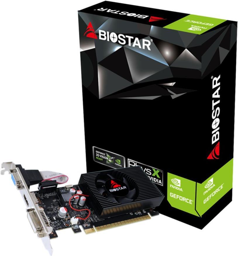 Biostar VN7313TH41 Grafikkarte NVIDIA GeForce GT 730 4 GB GDDR3 (VN7313TH41)