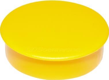 Magnet-Kreis 38mm gelb Haftkraft 2.5kg Packung 10 Magnete (4885)