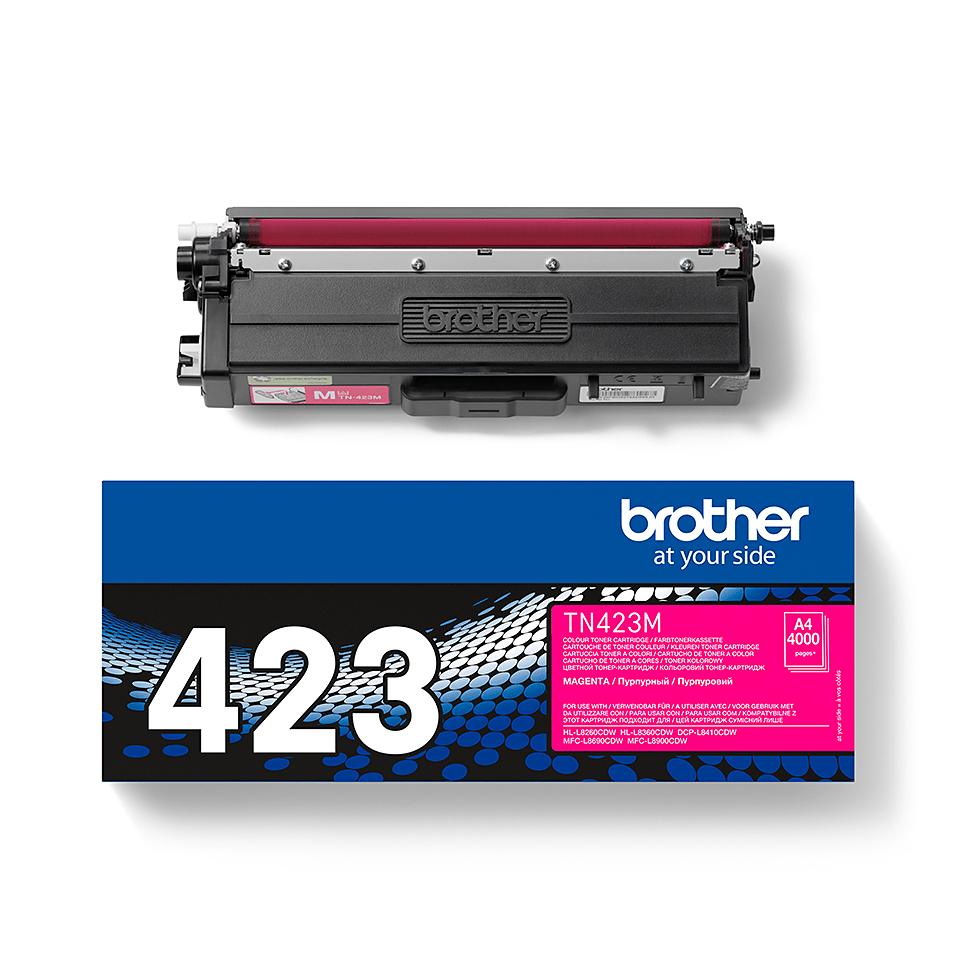 Brother TN-423M Original Tonerkassette Hohe Kapazität 4.000 Seiten Magenta