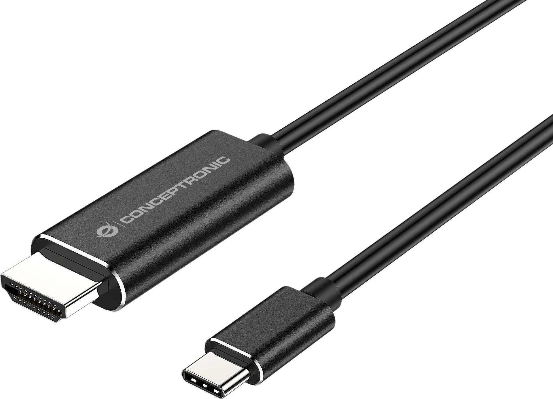Conceptronic ABBY - Adapterkabel - USB-C männlich bis HDMI männlich