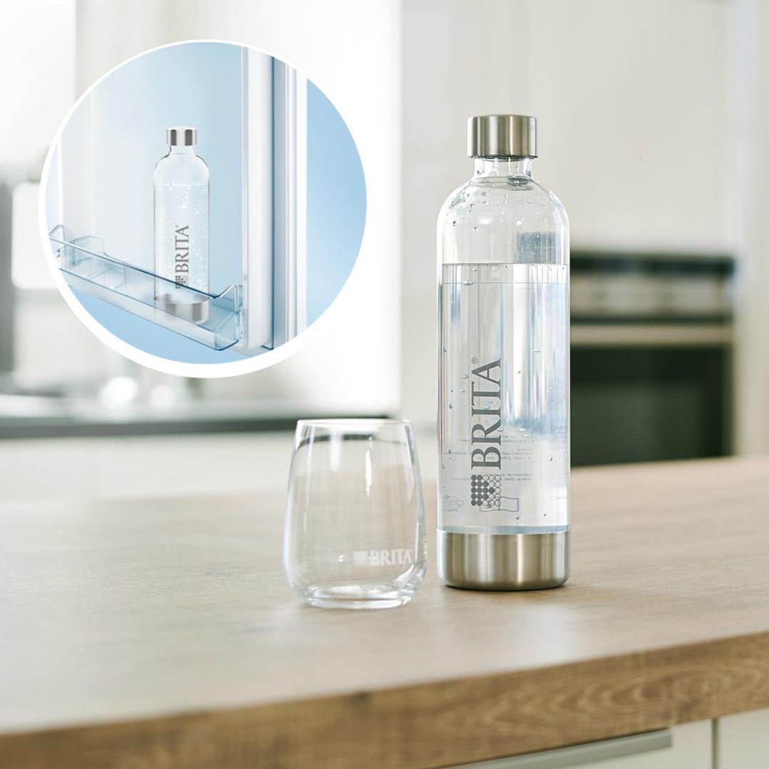 BRITA sodaONE Wassersprudler Schwarz, Silber